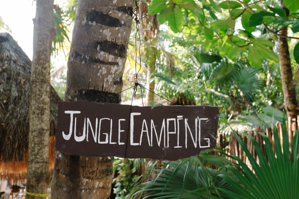 Turquesa Tulum Jungle Camping Hotel Eksteriør billede